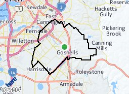 city of gosnells mapping City Of Gosnells Suburb Boundaries city of gosnells mapping